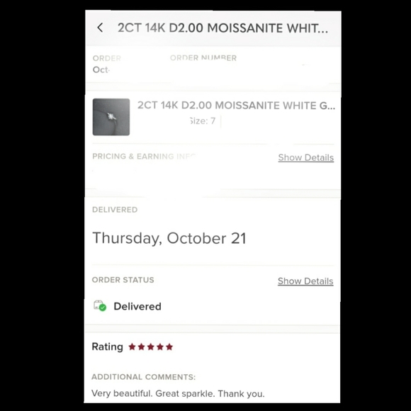 🆕️2CT 14K D2.00 MOISSANITE WHITE GOLD - Picture 13 of 13